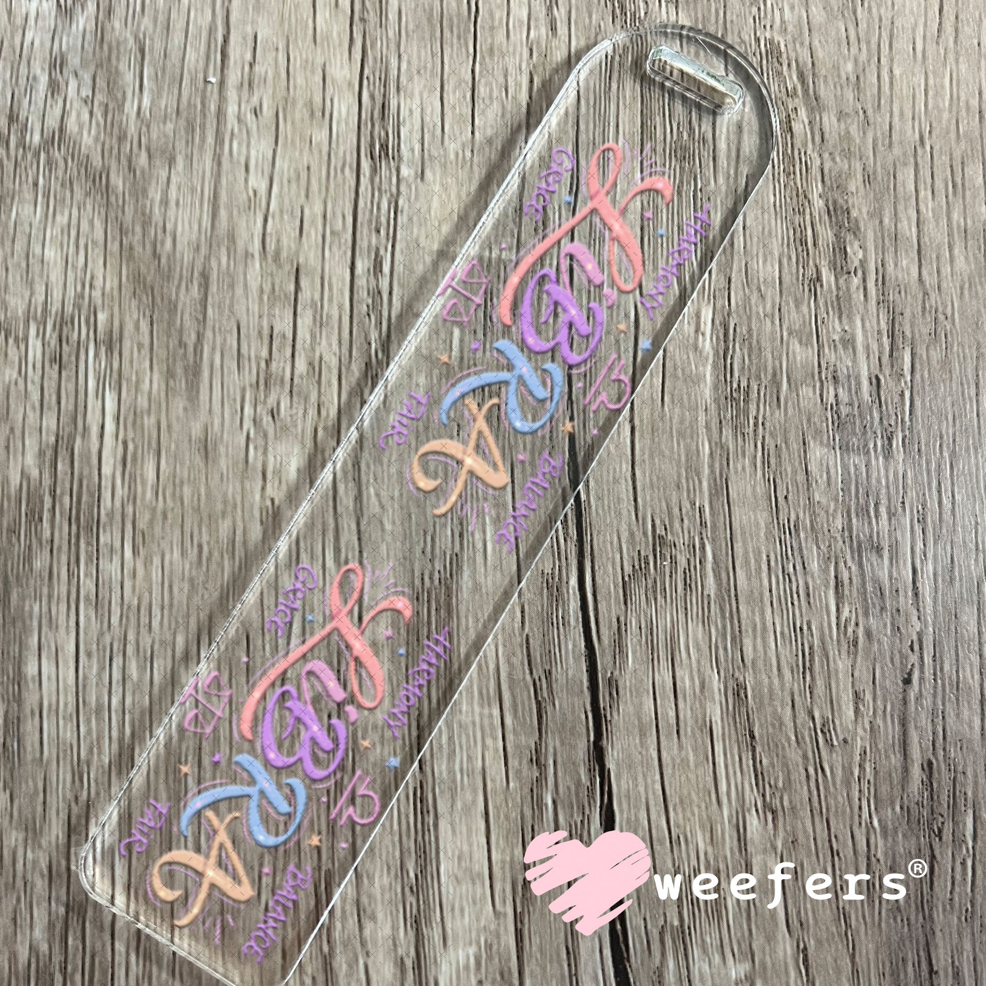 UV DTF Cup Wraps - Libra Zodiac Sign Bookmark Weefers