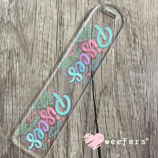 UV DTF Cup Wraps - Pisces Zodiac Sign Bookmark Weefers