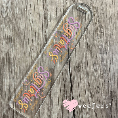 UV DTF Cup Wraps - Sagittariues Zodiac Sign Bookmark Weefers