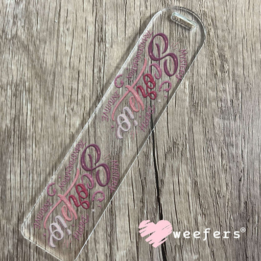 UV DTF Cup Wraps - Scorpio Zodiac Sign Bookmark Weefers