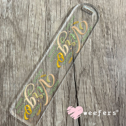 UV DTF Cup Wraps - Virgo Zodiac Sign Bookmark Weefers