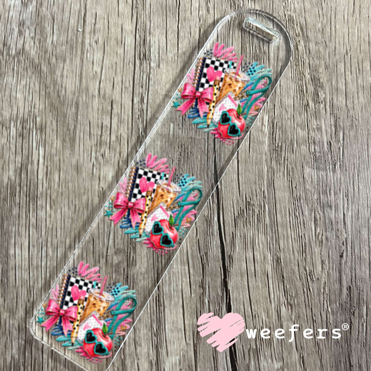 UV DTF Decal - Preppy Teacher Bookmark Weefers