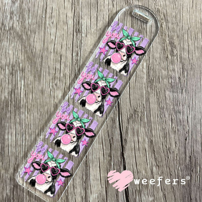 UV DTF Decal - Be You Bubble Cow Bookmark Weefers