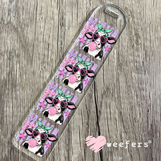 UV DTF Decal - Be You Bubble Cow Bookmark Weefers