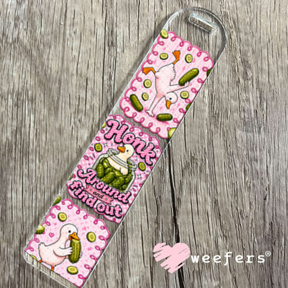 UV DTF Cup Wraps - Honk Around and Find Out Pickles and Ducks Bookmark Weefers