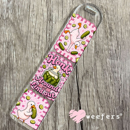 UV DTF Cup Wraps - Honk Around and Find Out Pickles and Ducks Bookmark Weefers