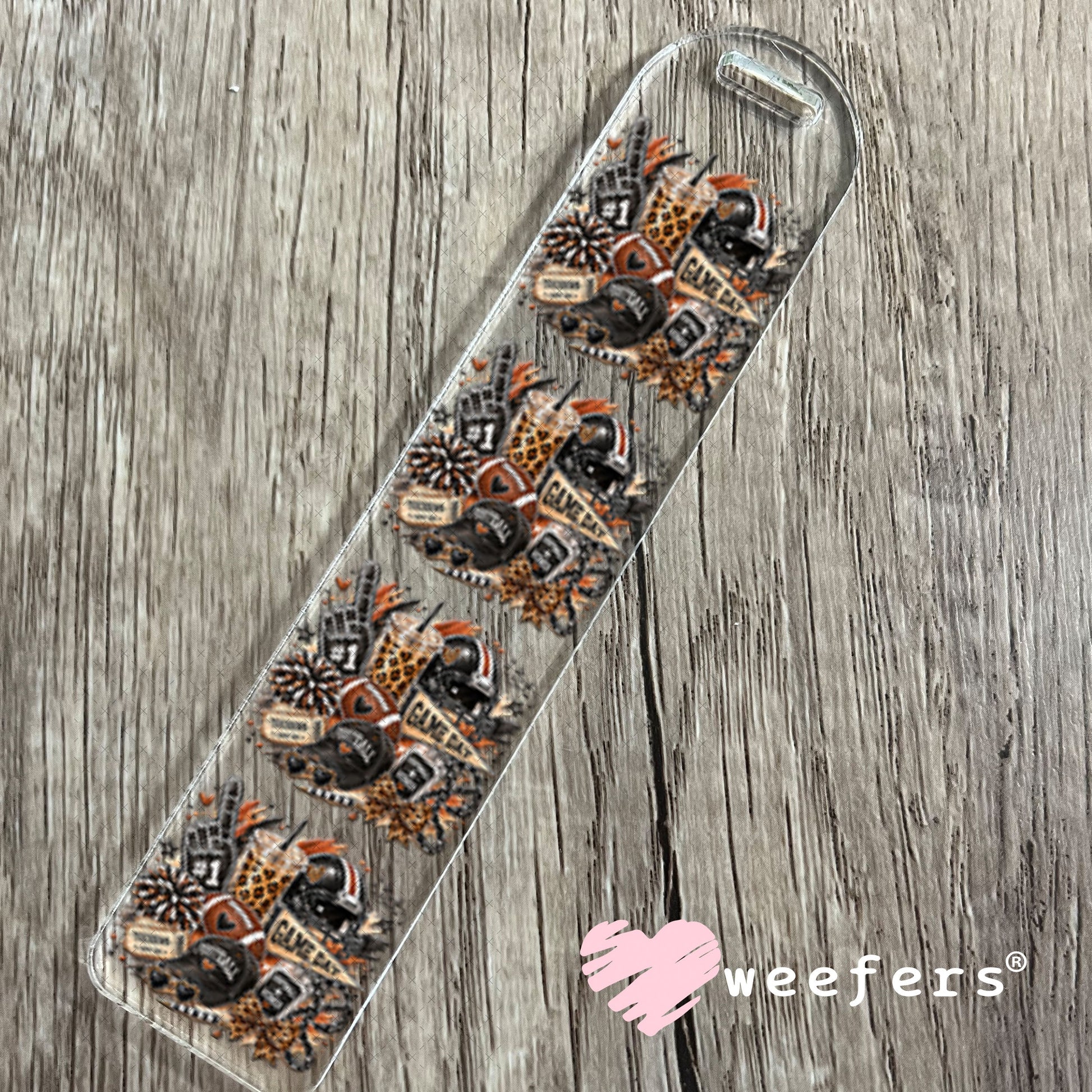 UV DTF Decal - Game Day Football Bookmark Weefers