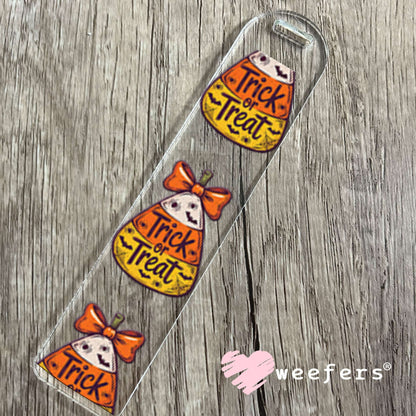 UV DTF Decal - Trick or Treat Candy Corn Bookmark Weefers