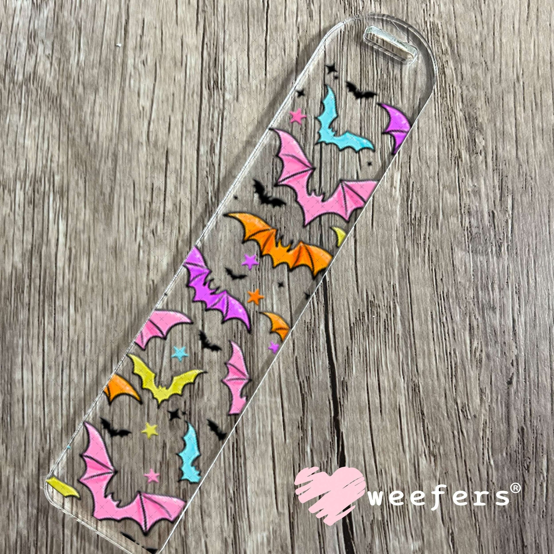 UV DTF Cup Wraps - Colorful Bats Bookmark Weefers