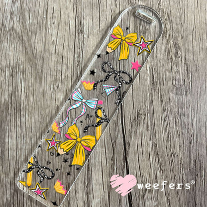 UV DTF Cup Wraps - Teacher Bows Bookmark Weefers