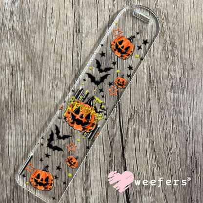 UV DTF Cup Wraps - Spooky Jack o Latern Bookmark Weefers