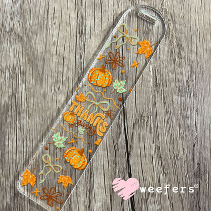 UV DTF Cup Wraps - Thanksgiving Vibes Bookmark Weefers