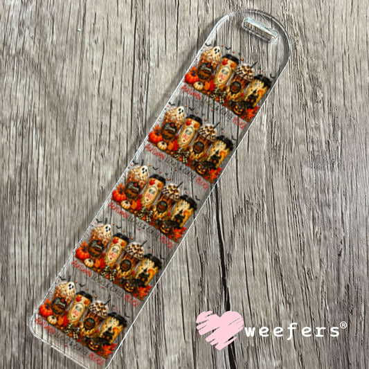 UV DTF Decal - Autumn Leaves and Coffee Pleaseq Bookmark Weefers