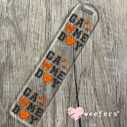 Game Day Basketball UV DTF Bookmark Decal