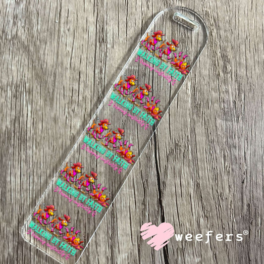UV DTF Decal - Walking by Faith Dogs Bookmark Weefers