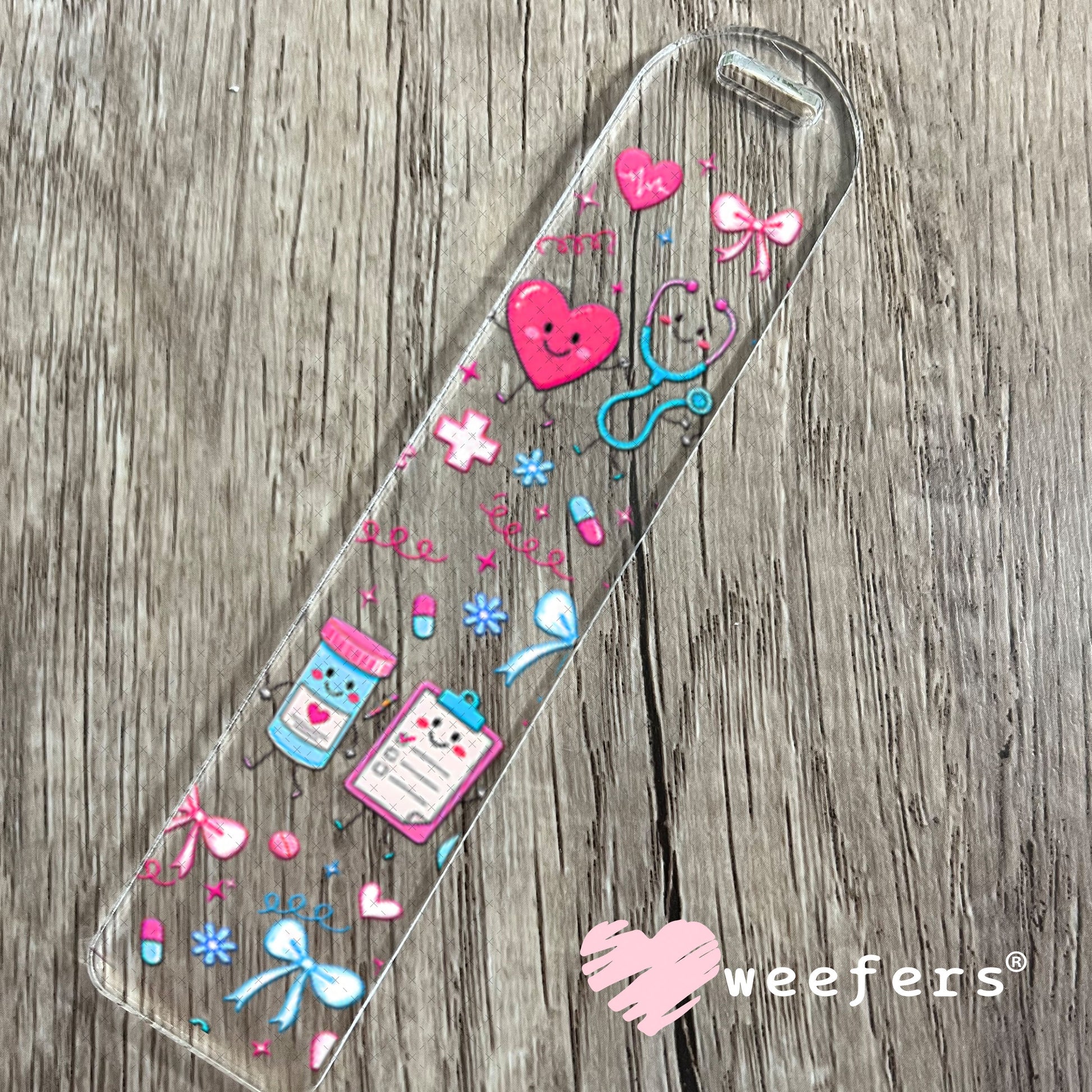 UV DTF Cup Wrap – USA Red White Blue Bows Bookmark Weefers