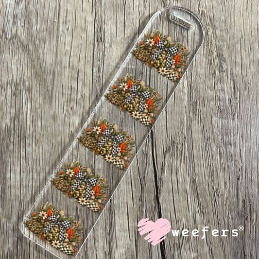 UV DTF Decal - Fall Camo Pumpkins Bookmark Weefers