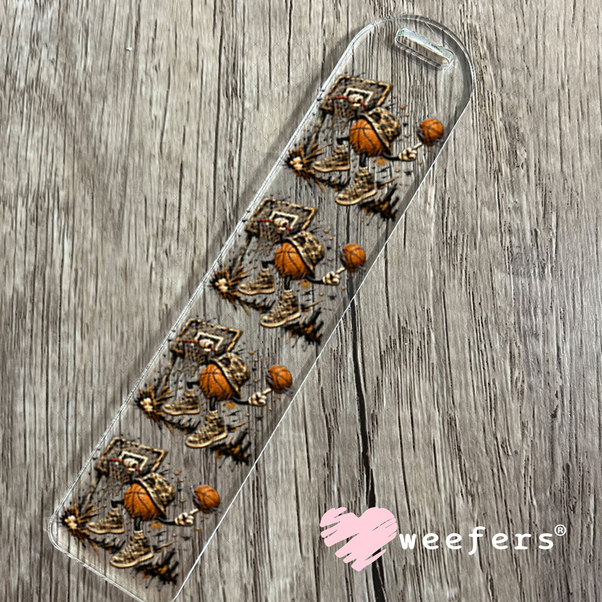 UV DTF Decal - Camo Basketball Dunk Bookmark Weefers