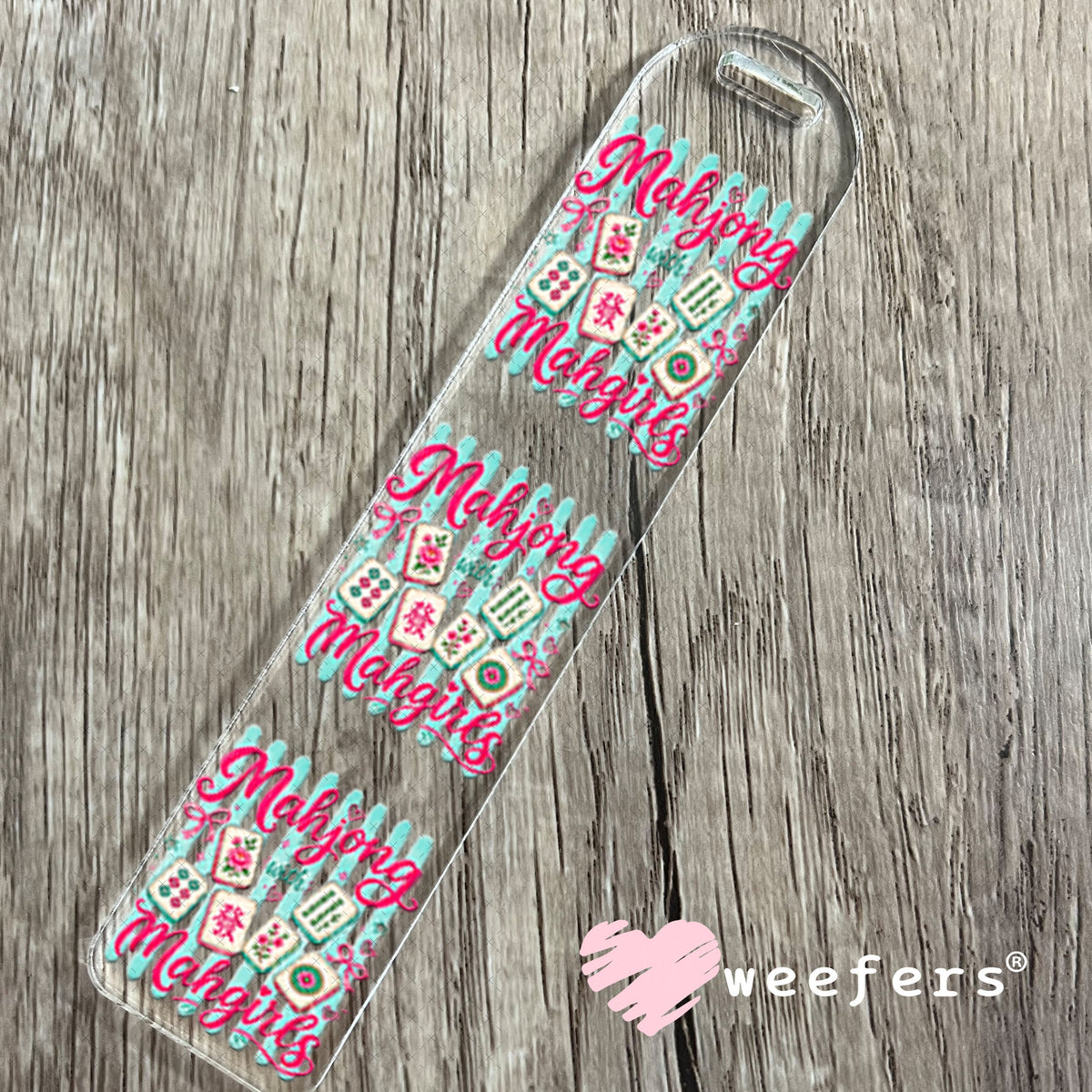 UV DTF Decal - Mahjong Mahgirls Bookmark Weefers