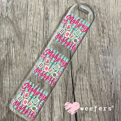 UV DTF Decal - Mahjong Mahgirls Bookmark Weefers