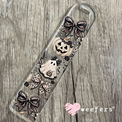 UV DTF Cup Wraps - Goth Halloween Ghost Pumpkins Bookmark Weefers