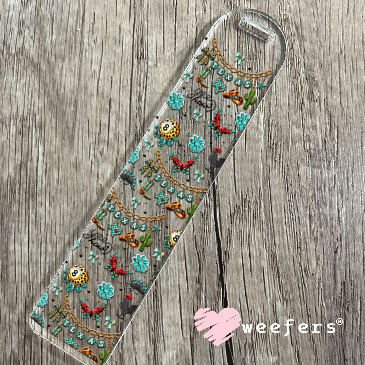 UV DTF Cup Wraps - Texas Western - Weefers® Exclusive Bookmark Weefers