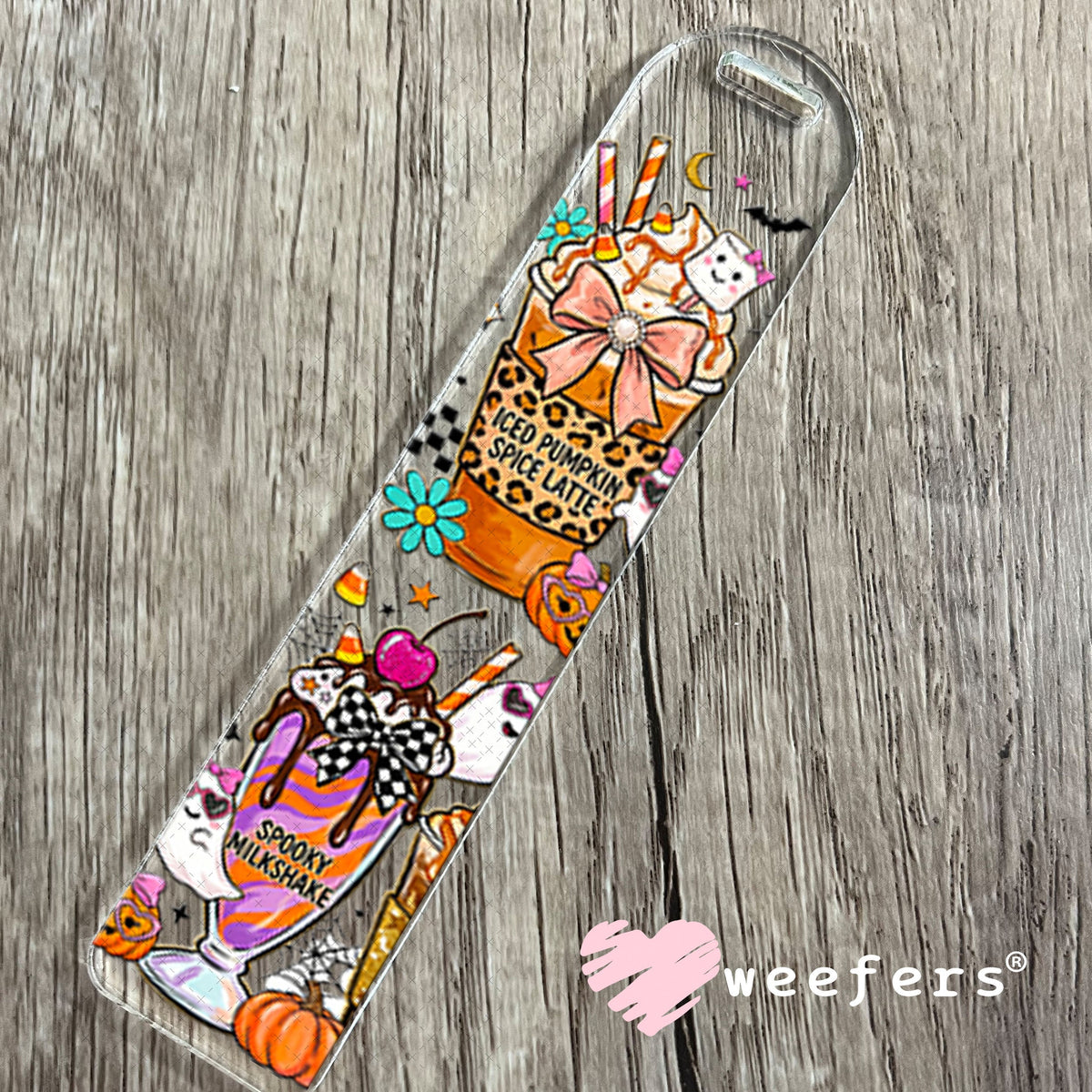 UV DTF Cup Wraps - Halloween Iced Coffee Bookmark Weefers