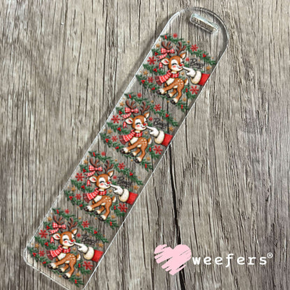 UV DTF Decal - Boop Santa and Reindeer Bookmark Weefers