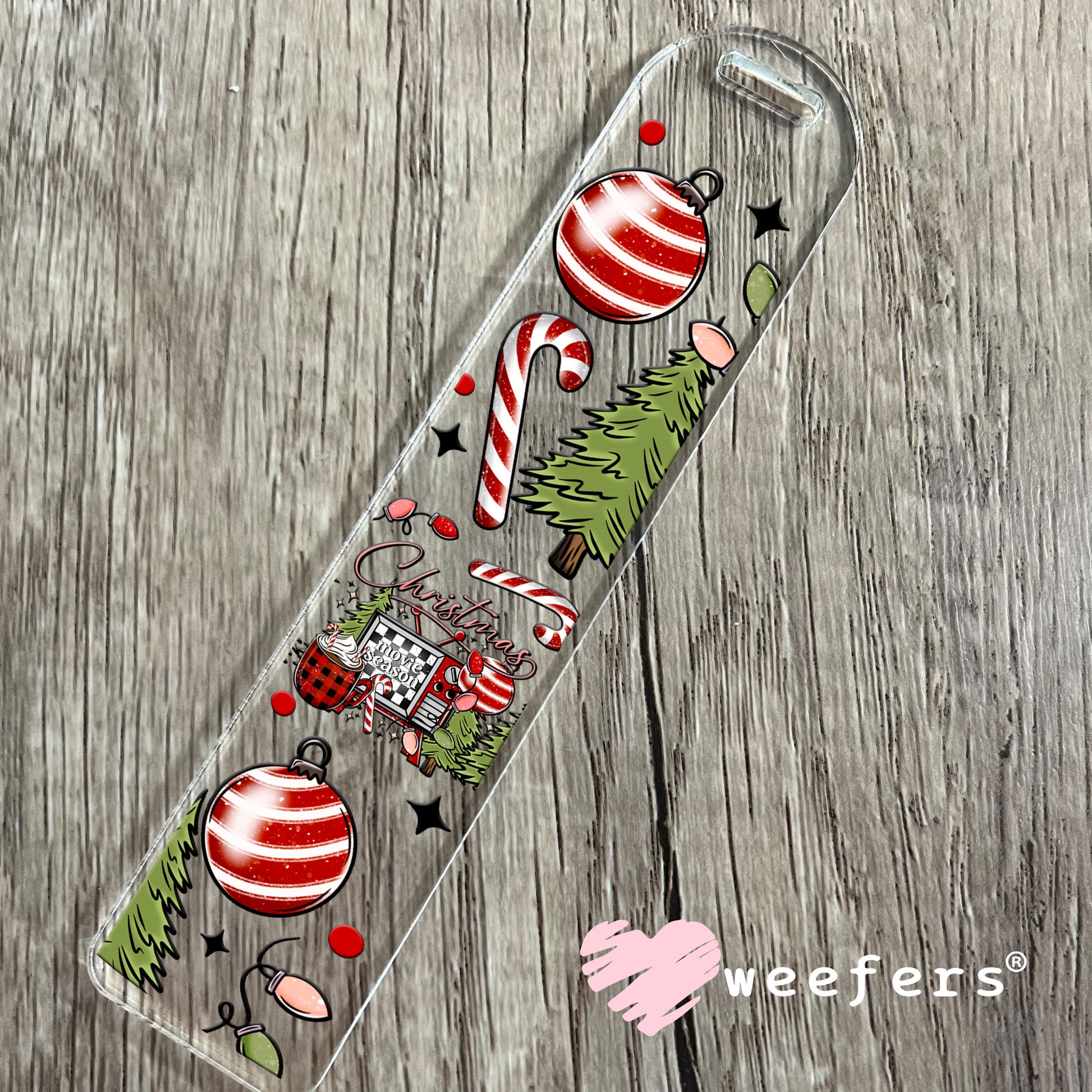 Christmas Movies UV DTF Bookmark Decal