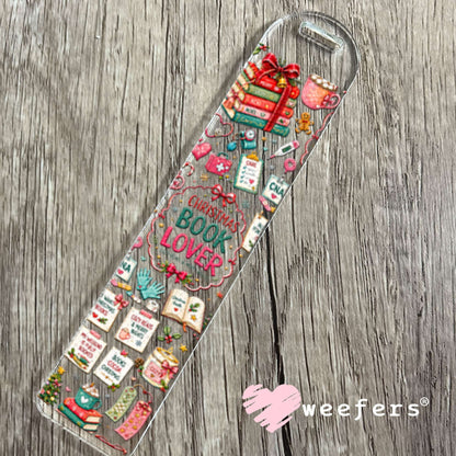 UV DTF Cup Wraps - Christmas Book Lover Bookmark Weefers