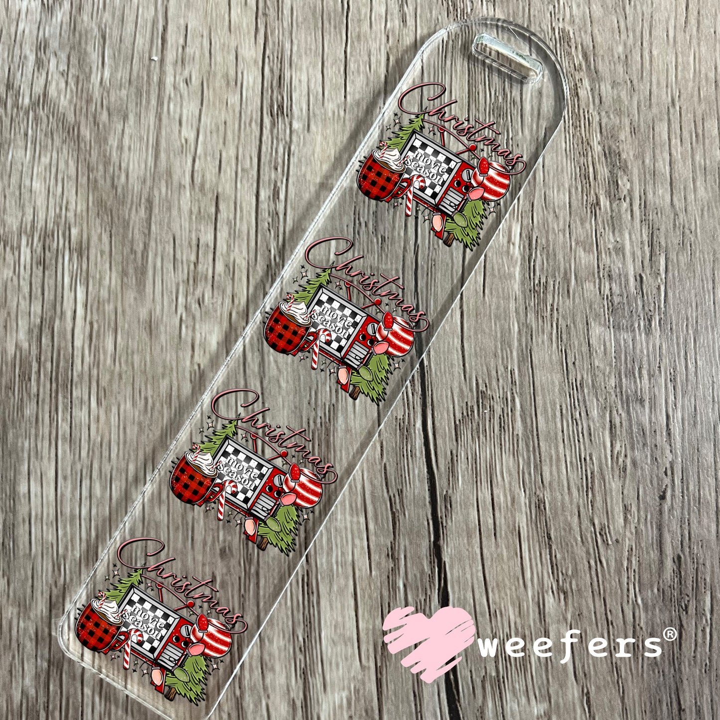 Christmas Movies UV DTF Bookmark Decal