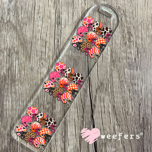 UV DTF Decal - Preppy Footbal Helmets Bookmark Weefers