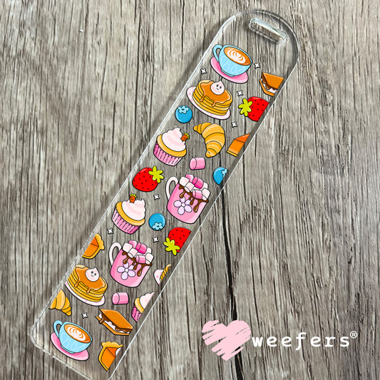 Favorite Desserts UV DTF Bookmark Decal