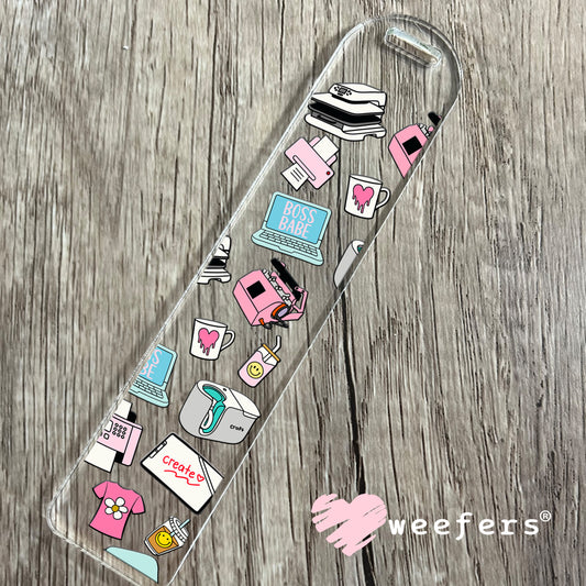 Crafty Girl UV DTF Bookmark Decal