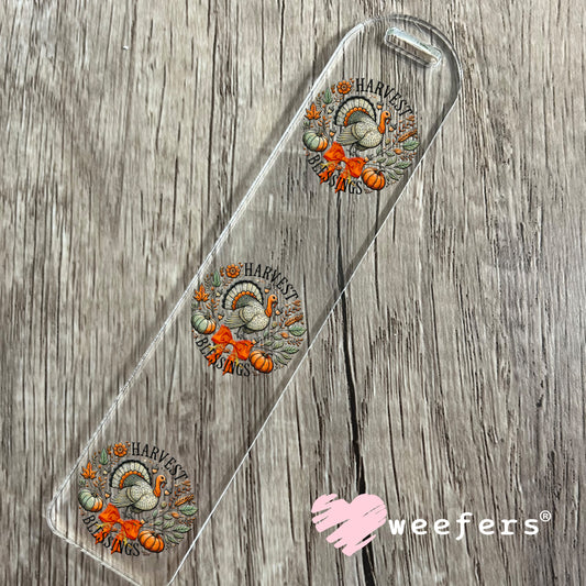 Harvest Blessings UV DTF Bookmark Decal