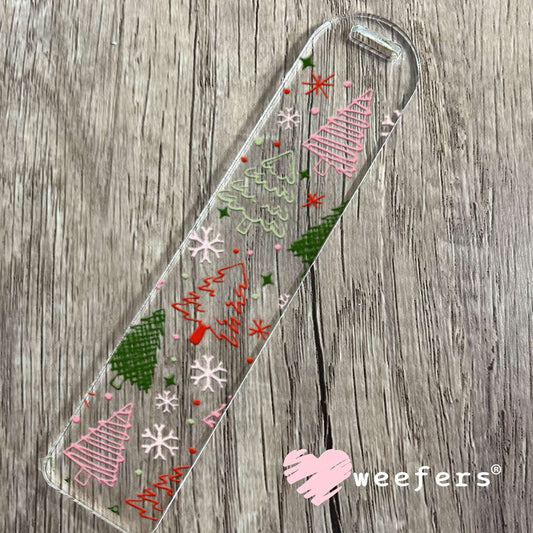 UV DTF Cup Wraps - Whimsical Christmas Tres Bookmark Weefers