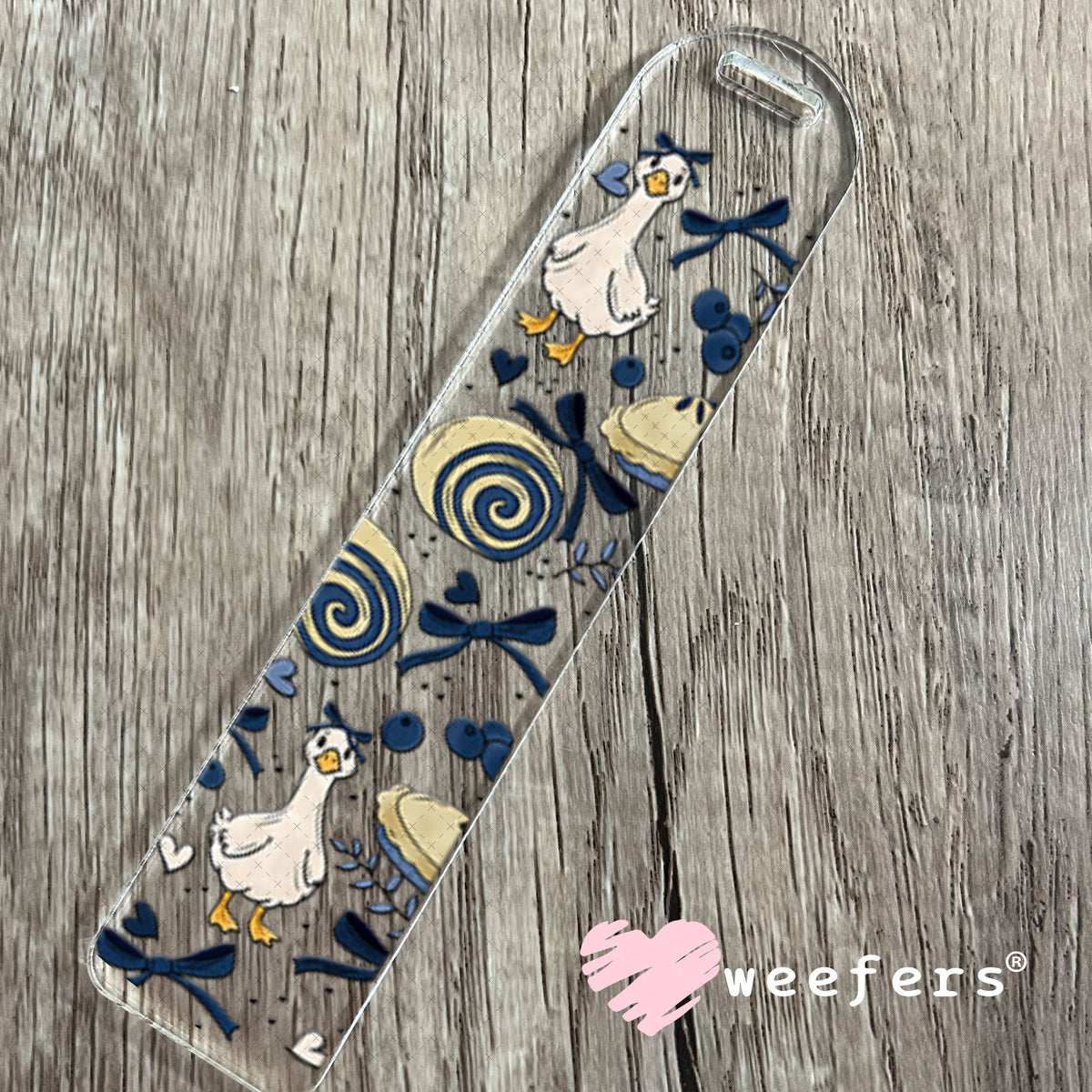 UV DTF Cup Wrap – USA Red White Blue Bows Bookmark Weefers