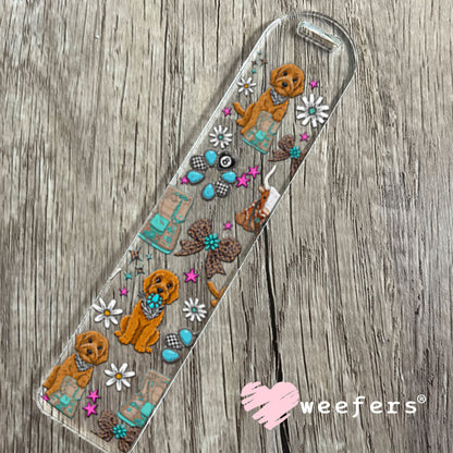 UV DTF Cup Wrap – USA Red White Blue Bows Bookmark Weefers