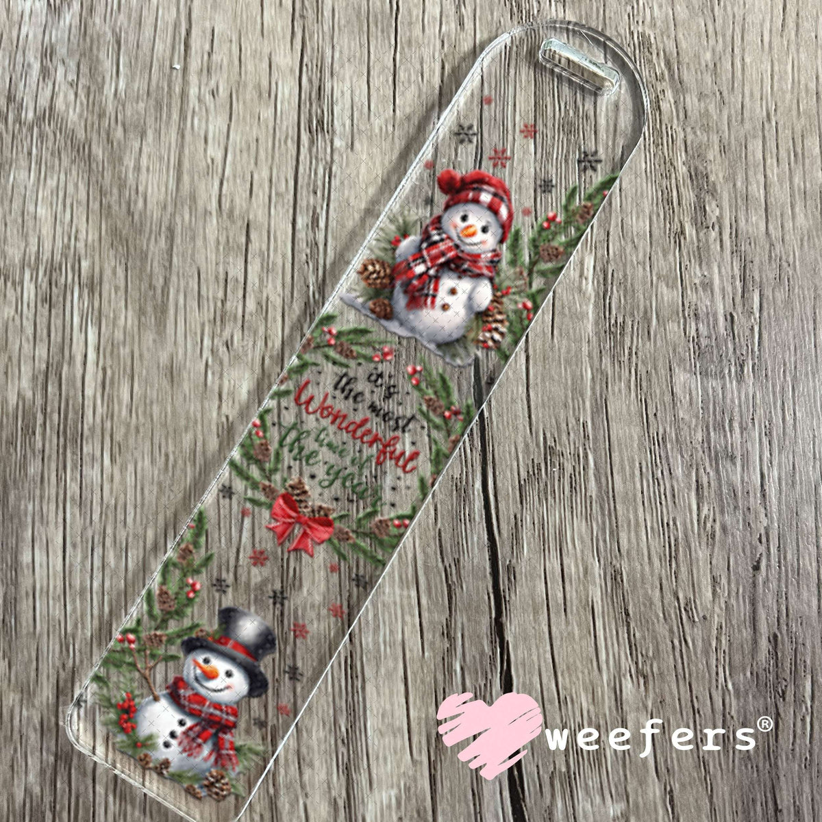 UV DTF Cup Wraps - It's the Most Wonderful Time of the Year Bookmark Weefers