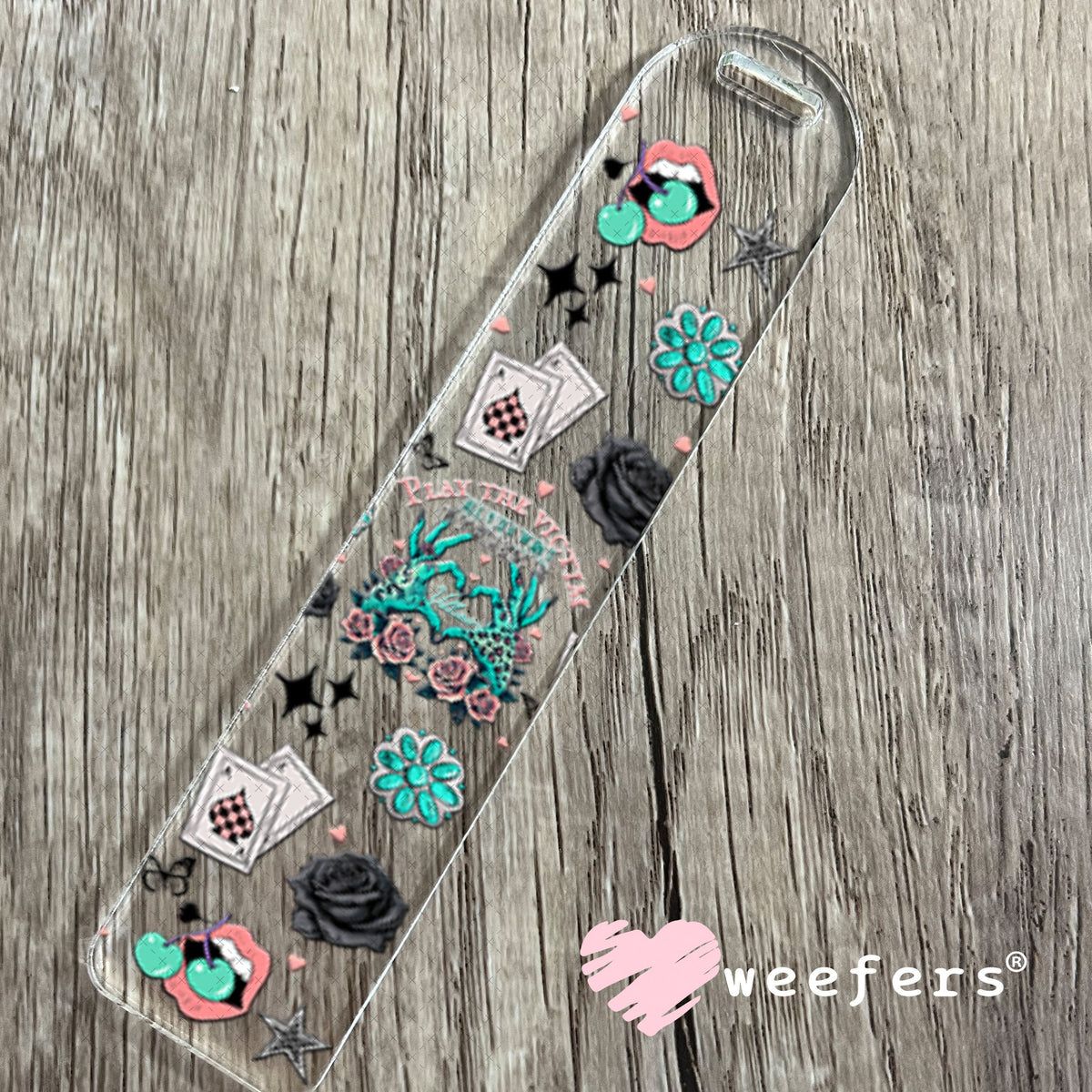 UV DTF Cup Wrap – USA Red White Blue Bows Bookmark Weefers