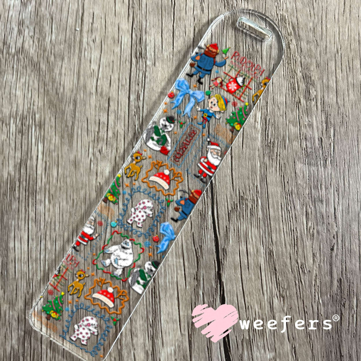 UV DTF Cup Wraps - Favorite Red Nosed Reindeer Bookmark Weefers