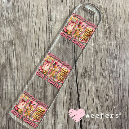UV DTF Decal - Christams Calories Don't Count Bookmark Weefers