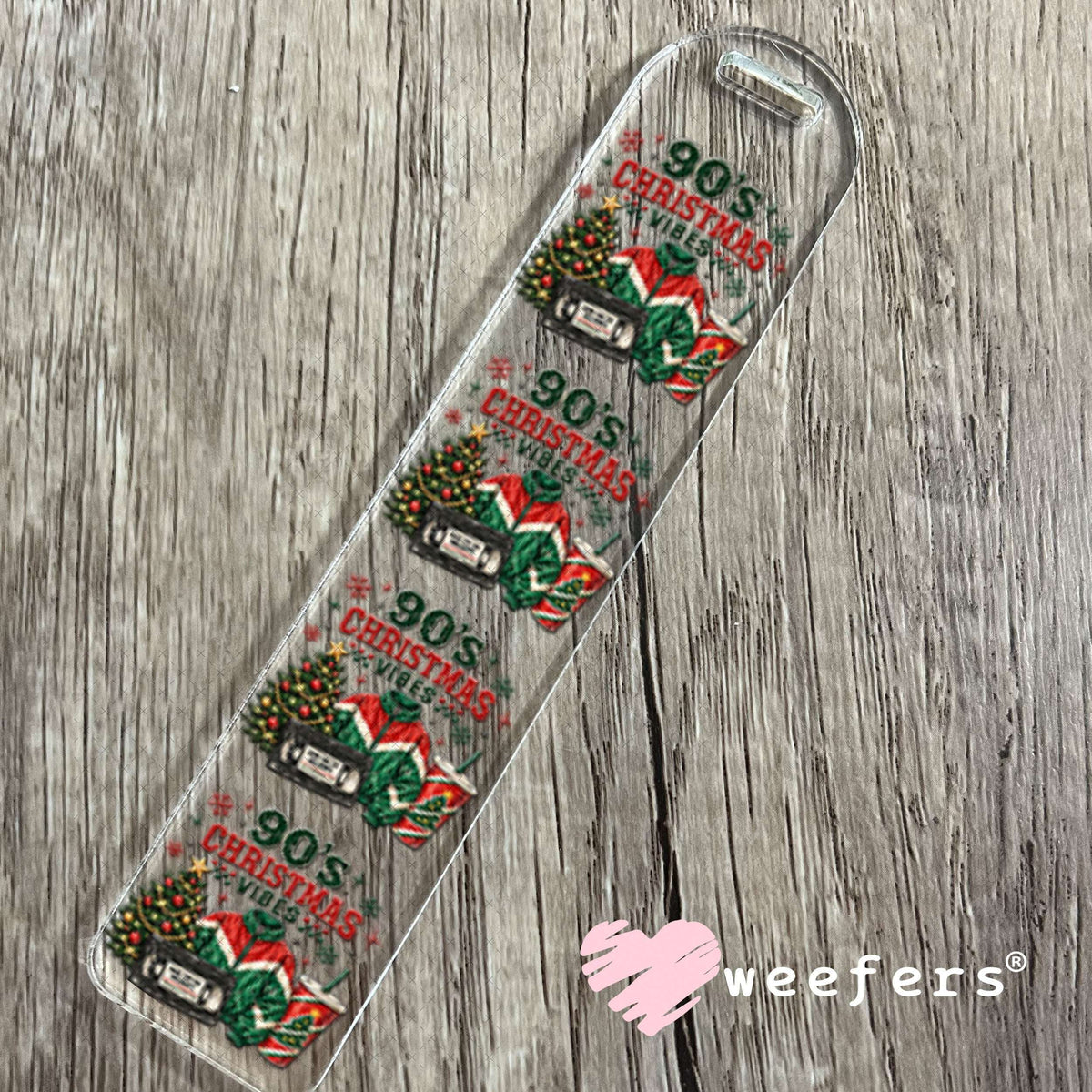 UV DTF Decal - 90's Christmas Vibes Bookmark Weefers