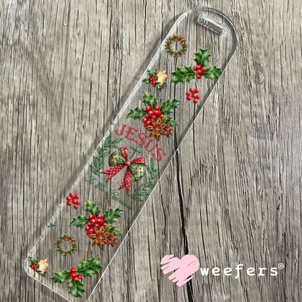 UV DTF Cup Wraps - Jesus is the Reason - Weefers® Exclusive Bookmark Weefers