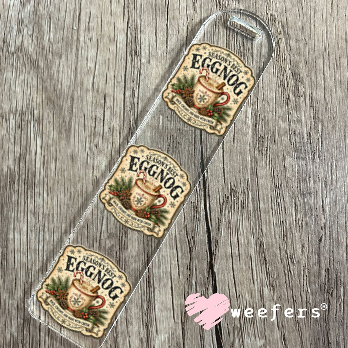 UV DTF Decal - Season's Best Eggnog Bookmark Weefers