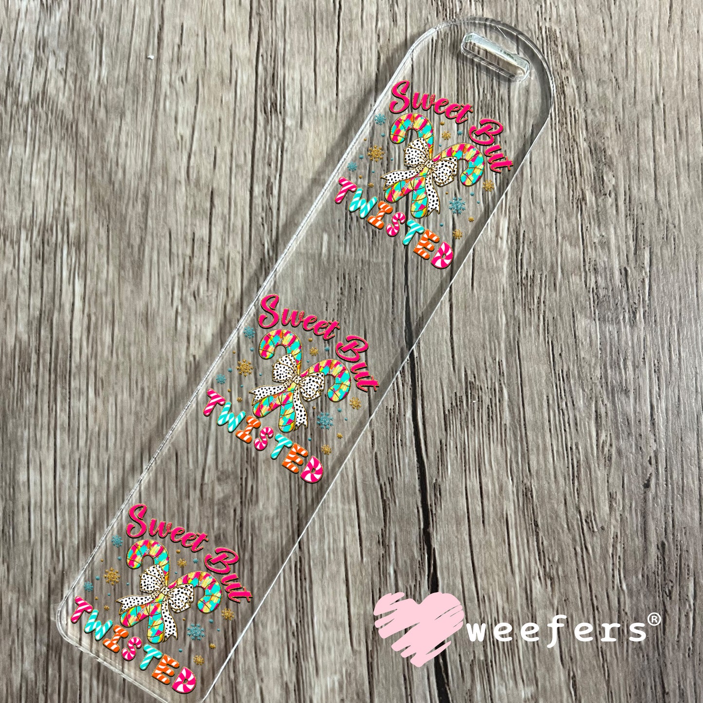 Sweet but Twisted UV DTF Bookmark Decal