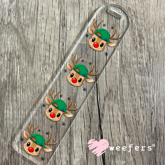 Reindeer Boy Cutie UV DTF Bookmark Decal