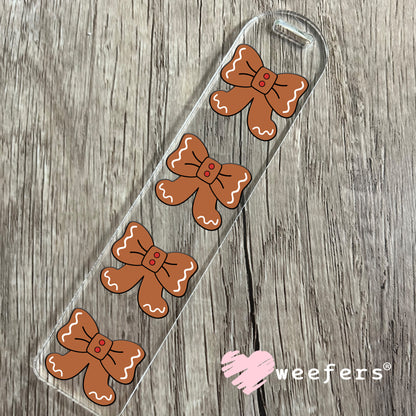 Gingerbread Coquette Bow UV DTF Decal