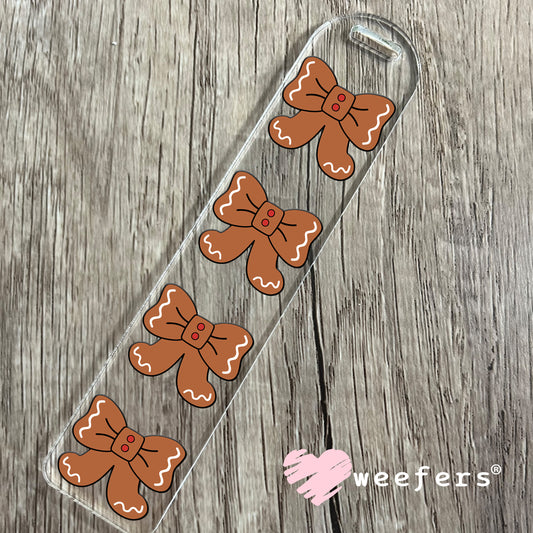 Gingerbread Coquette Bow UV DTF Decal