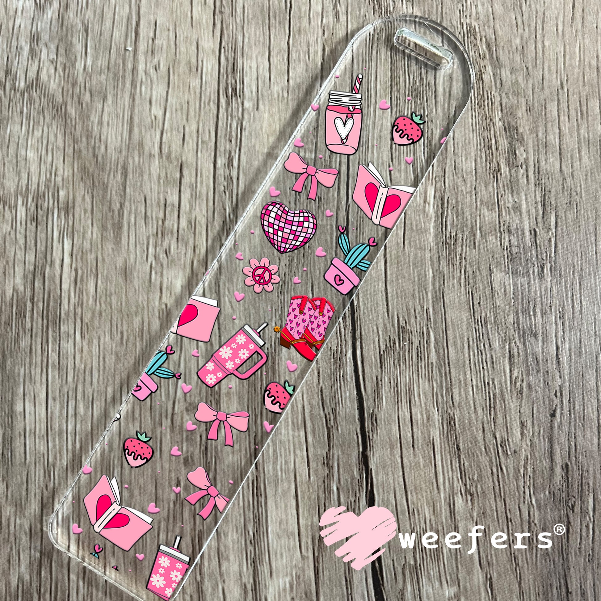 Cowgirl Favorite Things UV DTF Bookmark Decal